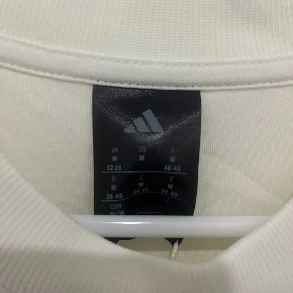 adidas Women's Sweatshirt, All Szn Soft Lux Loose Fit, Off-White, Medium - Picture 5 of 8